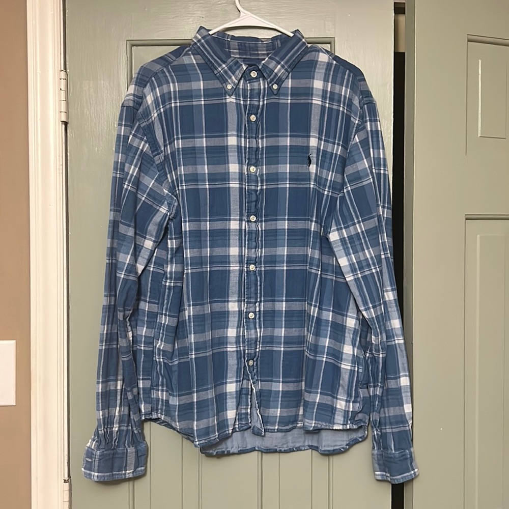 Polo Ralph Lauren Blue cotton flannel